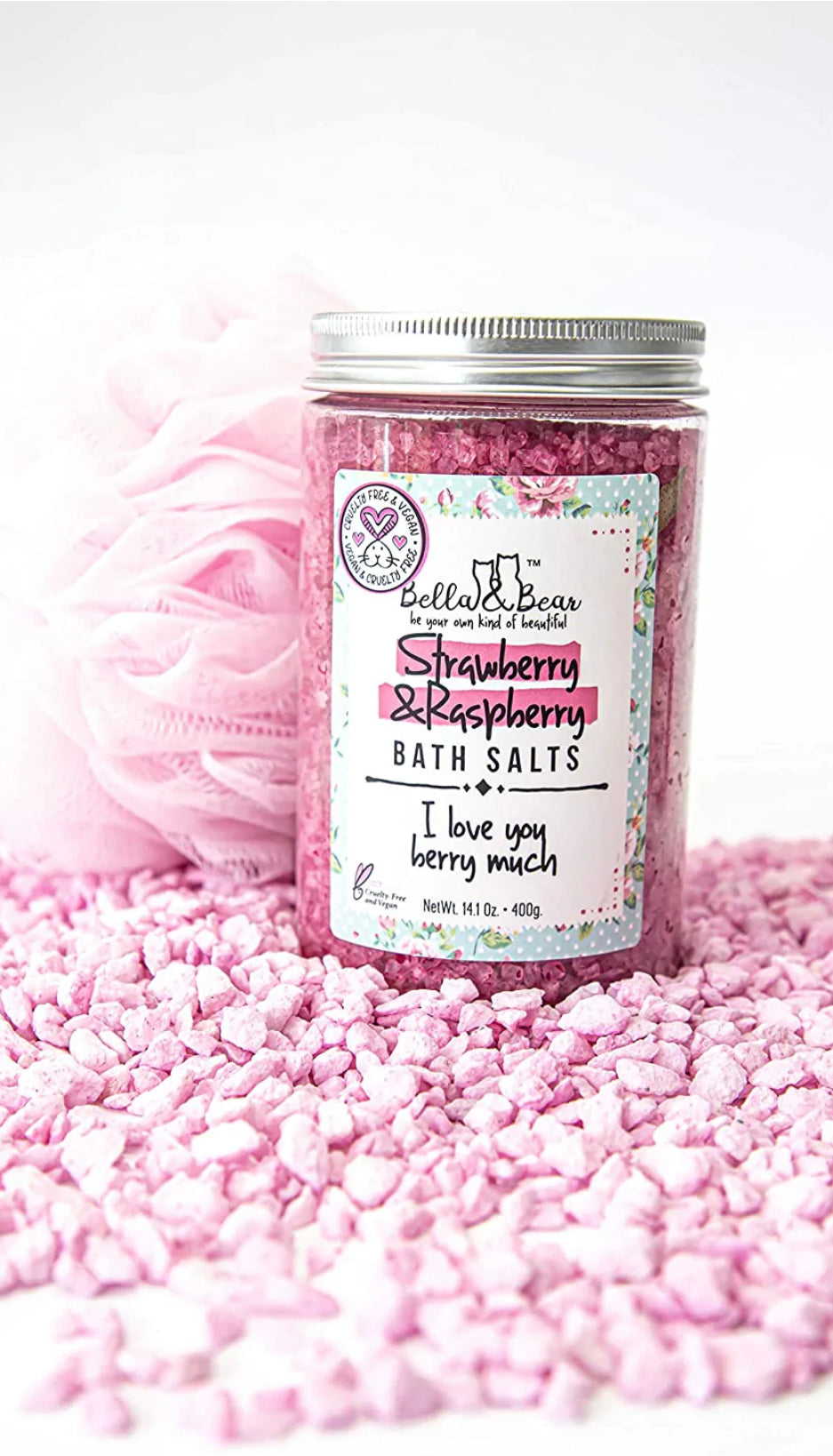 Strawberry and Raspberry Bath Salt