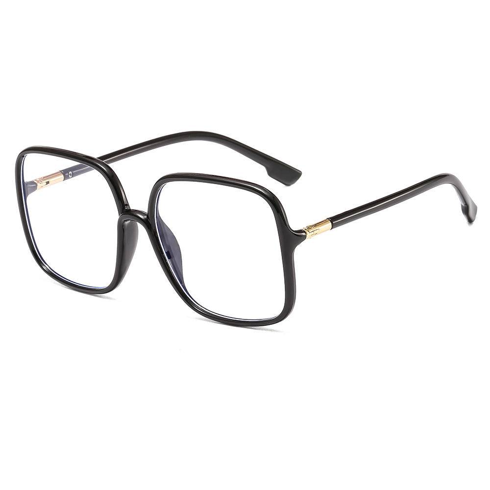 Blue Light Blocking Square Rimmed Plain Glasses