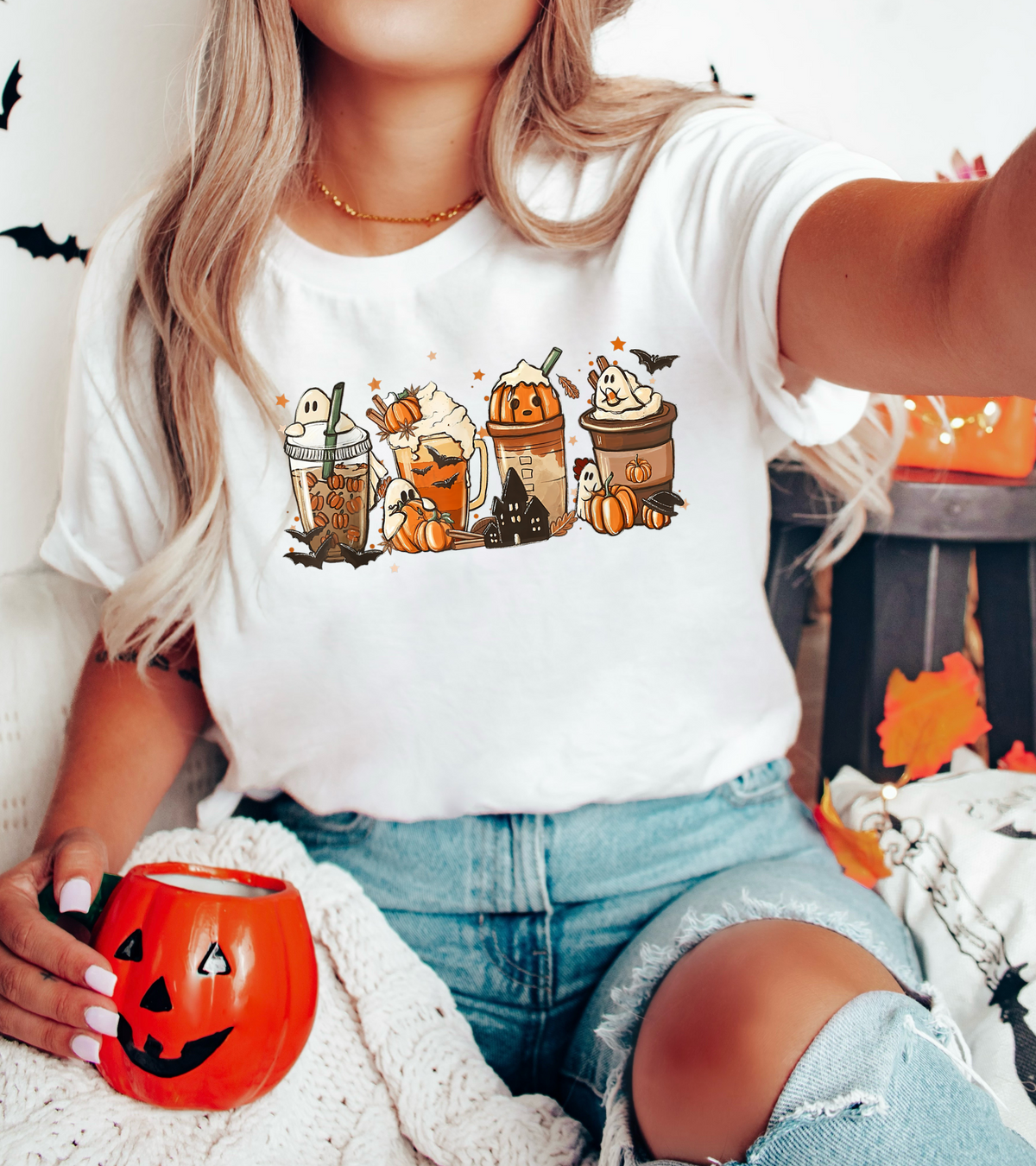 BOO LATTE HALLOWEEN (BELLA CANVAS)