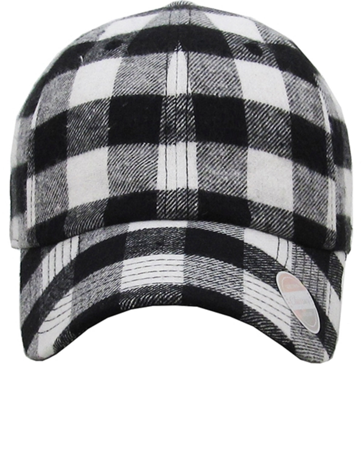 Buffalo plaid cap